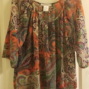 K. Jordan Bohemian style blouse.